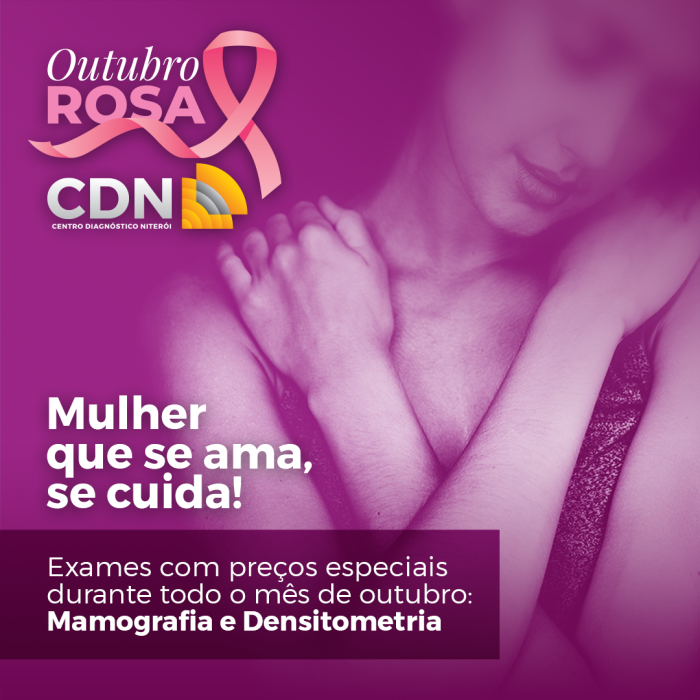 Outubro Rosa CDN – preços especiais para Mamografia e Densitometria